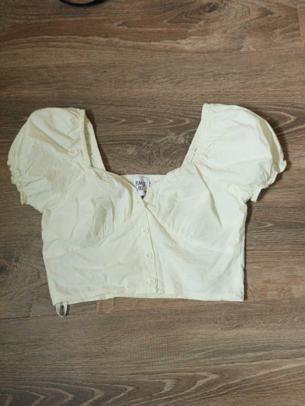 princess polly puff sleeve crop top